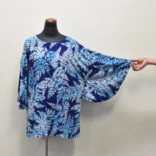 画像をギャラリービューアに読み込む, 丸襟着物袖チュニック 【ブルーシダ】